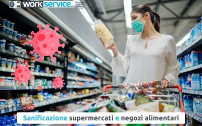 Sanificazione supermercati e negozi alimentari