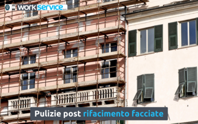 Pulizie post rifacimento facciate