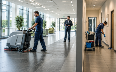 Pulizia pavimenti aziendali: quando usare la lavasciuga e quando serve il lavoro manuale